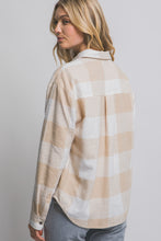 Load image into Gallery viewer, Button-down Long Sleeve Flannel Shirt