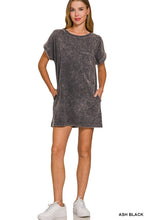 Load image into Gallery viewer, Premium Cotton Washed T-shirts Dress