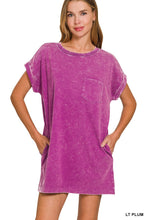 Load image into Gallery viewer, Premium Cotton Washed T-shirts Dress