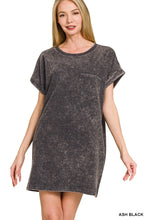 Load image into Gallery viewer, Premium Cotton Washed T-shirts Dress