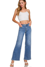 Load image into Gallery viewer, Medium Wash Wide Leg Denim Pants