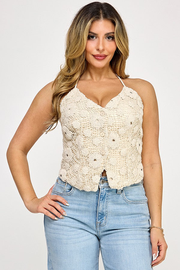 Crochet Halter Top