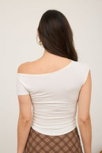 Load image into Gallery viewer, Asymmetrical Wrap Neckline Knit Top