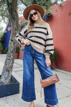Load image into Gallery viewer, Zigzag Textured Knit Sweater