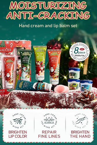 8 Piece Hand & Lip Moisturizing Set