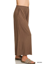 Load image into Gallery viewer, Woven Elastic Band Pants With Pocket