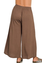 Load image into Gallery viewer, Woven Elastic Band Pants With Pocket