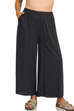 Load image into Gallery viewer, Woven Elastic Band Pants With Pocket
