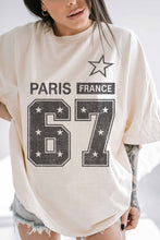 Load image into Gallery viewer, Paris France 67 Oversized Graphic Tee