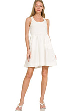 Load image into Gallery viewer, Combined Knit &amp; Woven Dress With Pocket