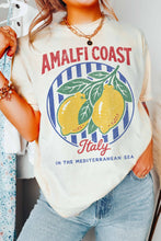 Load image into Gallery viewer, Amalfi Coast Italy Oversized Graphic Tee