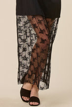 Load image into Gallery viewer, Rock N Roll Vintage Sheer Floral Lace T-shirt Maxi Dress