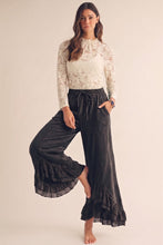 Load image into Gallery viewer, Romantic Lace Mineral Wash Pants