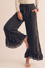 Load image into Gallery viewer, Romantic Lace Mineral Wash Pants