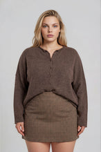 Load image into Gallery viewer, Plus Lightweight Button Down Knit Cardigan