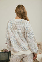 Load image into Gallery viewer, Multi-floral Patchwork Long Sleeve Knit Top
