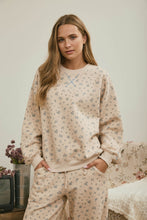 Load image into Gallery viewer, Ditsy Floral Boxy Crew Neck Sweatshirt