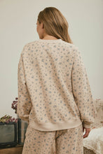 Load image into Gallery viewer, Ditsy Floral Boxy Crew Neck Sweatshirt