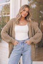 Load image into Gallery viewer, Boho Open Stitch Cocoon Cardigan