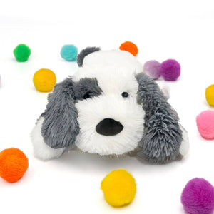 Fluffy Dog Plush Toy Sleeping Pillow