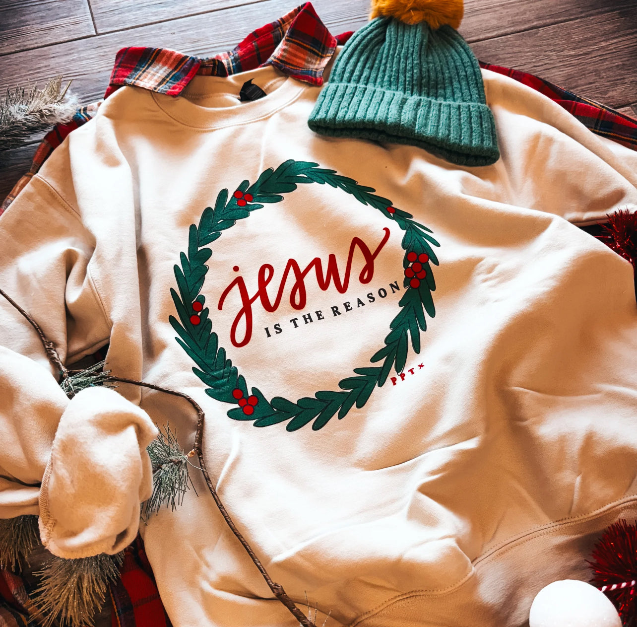 JESUS IS THE REASON SWEATSHIRT