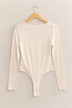 Load image into Gallery viewer, Square Neck Long Sleeve Bodysuit