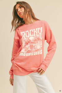 Unisex Rocky Mountain Graphic Sweatshirts