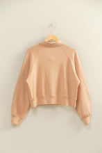 Load image into Gallery viewer, Scuba Half Zip-up High Neck Collar Sweatshirt