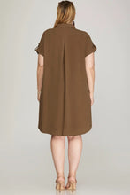 Load image into Gallery viewer, ASH BROWN DRESS