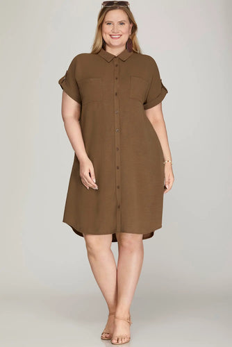 ASH BROWN DRESS