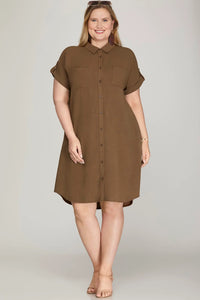 ASH BROWN DRESS