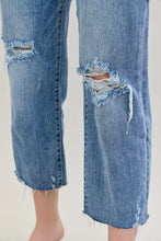 Load image into Gallery viewer, "JOLIE" CROPPED JEAN DISTRESSED