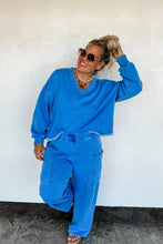 Load image into Gallery viewer, FADED FEELS VNECK PULLOVER