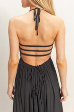 Load image into Gallery viewer, Smocked Halter Maxi Dress