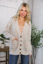 Load image into Gallery viewer, Cozy in Confetti Pocketed Button Cardigan