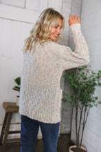 Load image into Gallery viewer, Cozy in Confetti Pocketed Button Cardigan