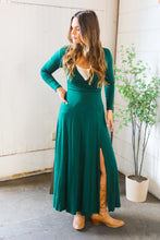 Load image into Gallery viewer, Hunter Green Solid Dress