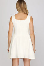 Load image into Gallery viewer, SLEEVELESS SQUARE NECK HEAVY KNIT DRESS