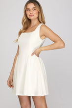 Load image into Gallery viewer, SLEEVELESS SQUARE NECK HEAVY KNIT DRESS