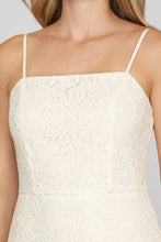 Load image into Gallery viewer, SLEEVELESS LACE TUBE DRESS