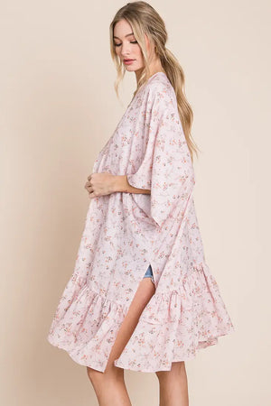 Romantic Floral Oversized Kimono