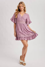 Load image into Gallery viewer, V-NECK LACE DRESS OPEN BACK - EASTER DAY