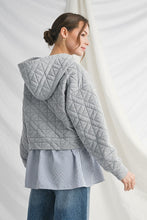 Load image into Gallery viewer, Textured Hoodie Sweatshirt