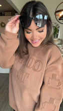 Load image into Gallery viewer, Coffee Time Embossed Sweatshirt