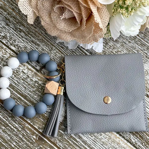 SNAP CLOSE WALLET KEYCHAIN