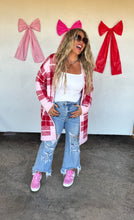 Load image into Gallery viewer, Checked Cloud Cardigan