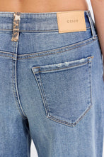 Load image into Gallery viewer, Mid Rise Wide Leg with Leopard Cuff