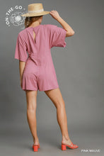 Load image into Gallery viewer, Half Sleeved Double Pocket Romper