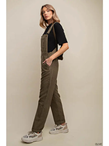 Casual Striped Jumpsuit