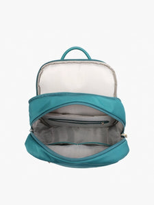 Victoria Nylon Backpack w/ 3 Compartments
